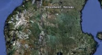 Spiral UFO in Norway