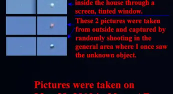 Unknown daytime objects were seen and photographed over Mesa, Arizona