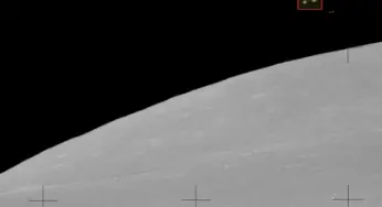 UFO recorded over the Moon by Apollo 15