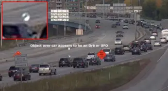 UFO Sighting In Photograph: Metallic Aerial Object above Wisconsin, USA