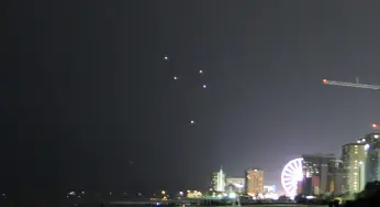 Unidentified flying objects photographed over Myrtle Beach, SC 23-Jun-2014
