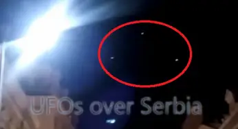 UFO activity filmed over Belgrade, Serbia 6-Jun-2014