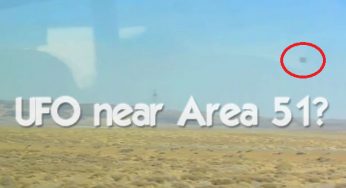 Unidentified flying object caught on tape near Area 51 – July 2014