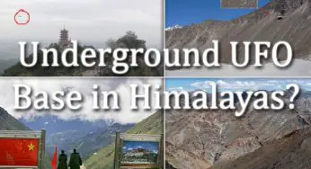 Possible underground UFO base In Kongka La Pass, Himalayas