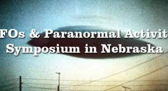 UFOs, Paranormal Activity Focus of September 19th Symposium