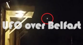 Bright orb hovering over Belfast, N. Ireland 12-Dec-2014