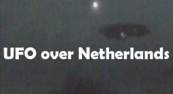 Huge black UFO filmed over Enschede, Netherlands – 2014