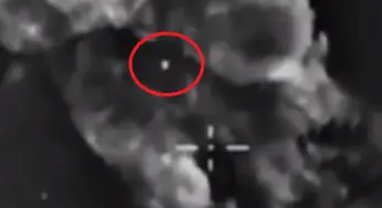 UFOs during the Syria bombing 2015