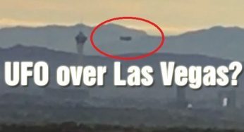 Mysterious lights in sky over Las Vegas