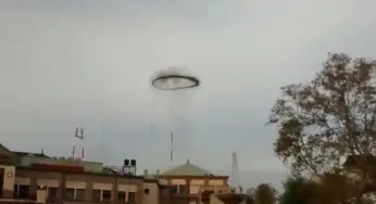 Black Squid UFO In The Skies Over Argentina