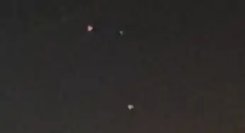 UFOs in triangular formation over Philadelphia, Pennsylvania 5-Aug-2020