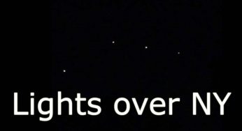 Unknown orange lights recorded over Holbrook, New York