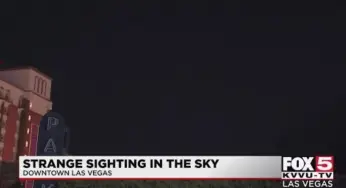 Strange sighting in the Las Vegas sky