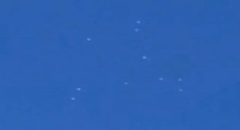 Multiple UFOs maneuvering over Salt Lake City, UT 6-May-2021