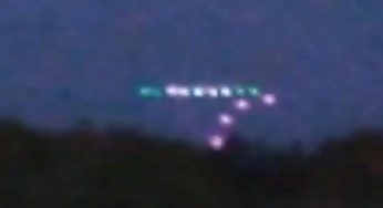 UFOs in formation drop to the ground – Russia