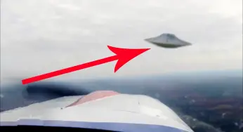 Pilot Encircled by UFOs and Struggles to Maintain Control