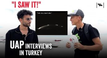 He saw it! On-Site at the famous Turkey UFO tapes