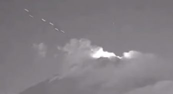 UFO Fleet Takes Flight from Popocatepetl Volcano