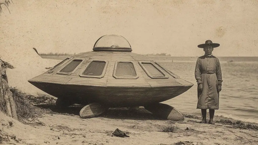 In 1803, a UFO was found off the coast of Japan. What was it, and who was inside?