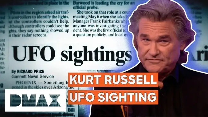 Kurt Russell Reports SIX UFOs Flying Above Pheonix In Arizona